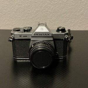 Pentax K1000 Classic Silver and Black Camera
